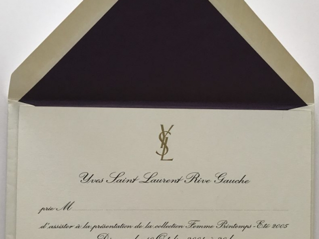 Yves Saint Laurent printing exceptional unique