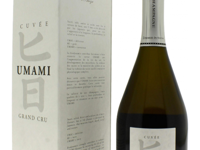 Umami champagne De Sousa cote de blancs